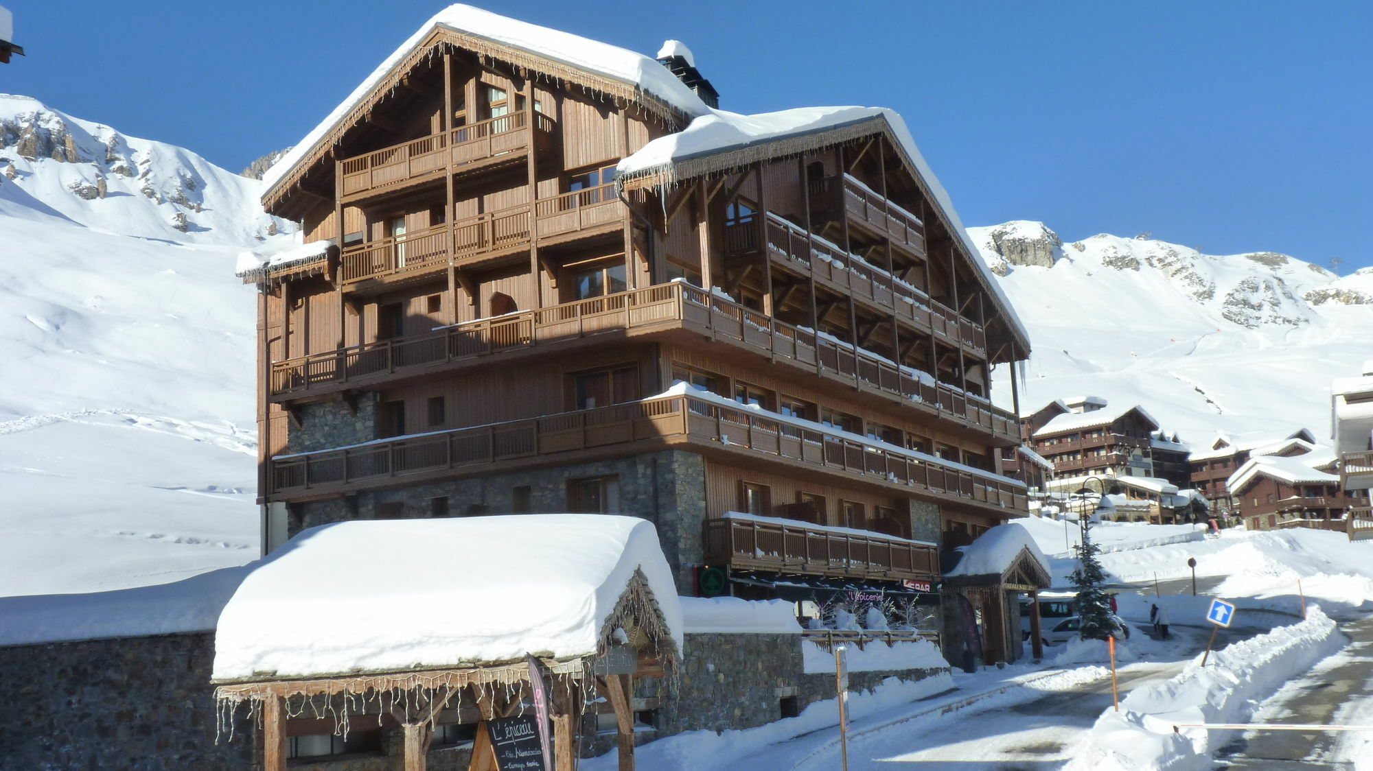 Chalets Montana Airelles Tignes Eksteriør billede