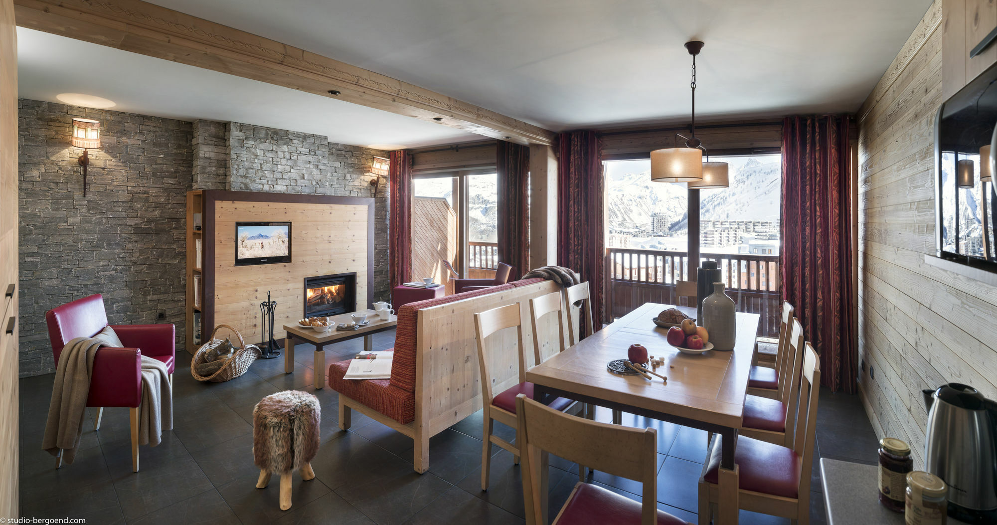 Chalets Montana Airelles Tignes Eksteriør billede